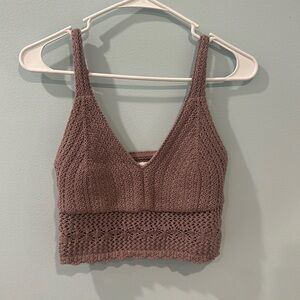 Crochet Knit Crop Top